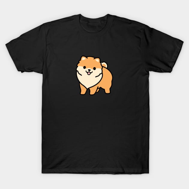 Pomeranian T-Shirt by littlemandyart